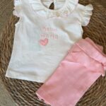 hello world baby girl set
