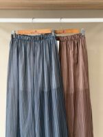 Vertical striped wide leg pants - Image 2