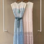 Lace overlay maxi dress