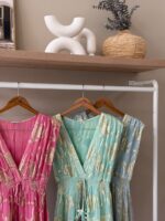 Metallic foil ombre dress - Image 2