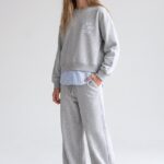 Grey girl teen set