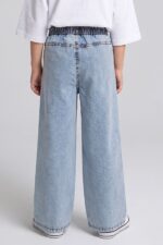 Wide leg elastic waist pant - Image 3