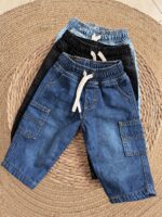 Baggy elastic waist cargo pant