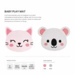 Baby animal design playmat - Image 2