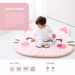 Baby animal design playmat