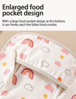 Waterproof ruffles rainbow bib - Image 3