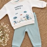 Sea pant and sweatshirt set